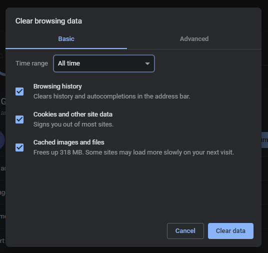 How to Fix Netflix Error M7111-1331-2206 5 clear the cache
